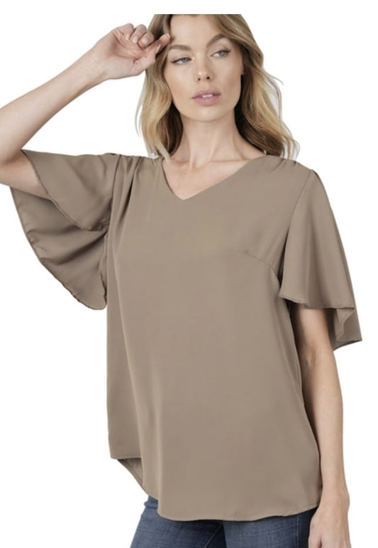 Waterfall Sleeve Top